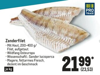 METRO Zanderfilet 1kg Angebot