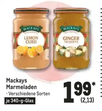 METRO Mackays Marmeladen 340g Angebot