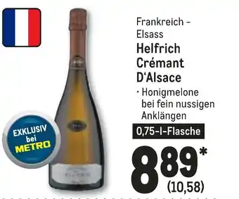 METRO Helfrich Cremant D'Alsace 750ml Angebot