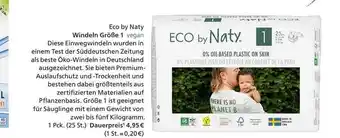 Alnatura Eco by naty windeln größe 1 vegan Angebot