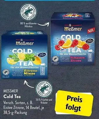 Aldi Süd Messmer cold tea Angebot