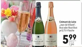 CITTI Markt Crémant de loire „jean de villaret“ brut oder rosé Angebot