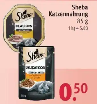 Rossmann Sheba Katzennahrung 85 g Angebot