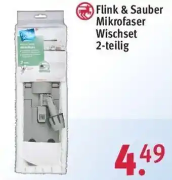 Rossmann Flink & Sauber Mikrofaser Wischset 2-teilig Angebot