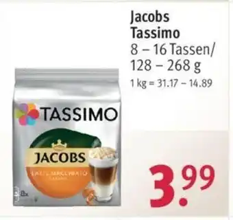 Rossmann Jacobs Tassimo 8-16 Tassen/128-268 g Angebot