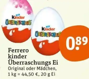 tegut Ferrero Kinder Überraschungs Ei 20 g Angebot