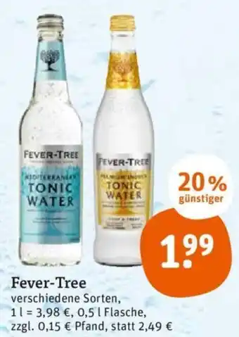 tegut Fever Tree 0,5 L Flasche Angebot