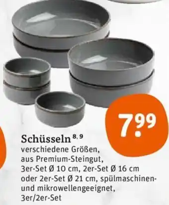 tegut Schüsseln 3er/2er Set Angebot