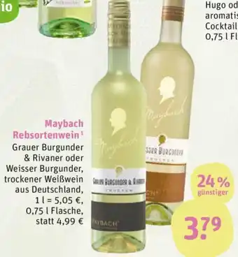 tegut Maybach Rebsortenwein 0,75 L Flasche Angebot