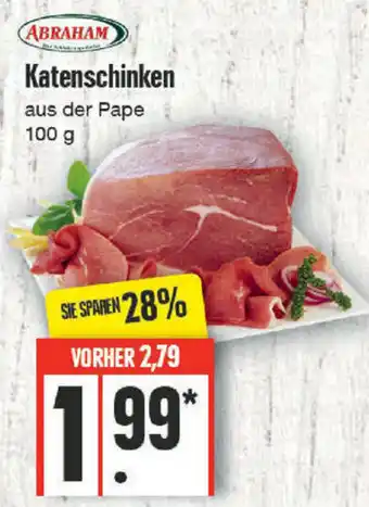 Edeka Abraham Katenschinken 100 g Angebot