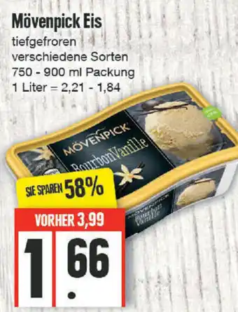 Edeka Mövenpick Eis 750-900 ml Packung Angebot