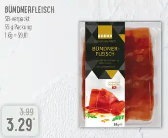 Edeka Edeka Genussmomente Bündnerfleisch 55 g Packung Angebot