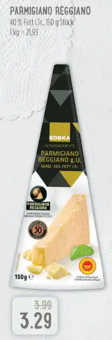 Edeka Edeka Genussmomente Parmigiano Reggiano 150 g Stück Angebot