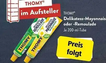 Aldi Süd Thomy delikatess-mayonnaise oder -remoulade Angebot