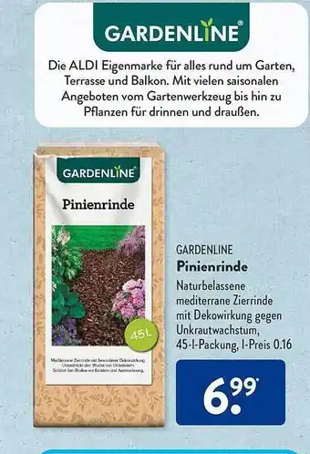 Aldi Süd Gardenline pinienrinde Angebot