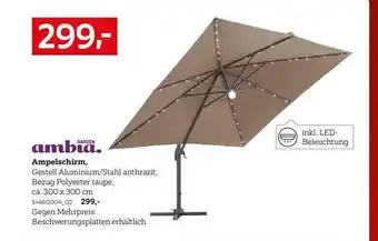 XXXLutz Ambia ampelschirm Angebot