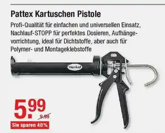 V Baumarkt Pattex Kartushen Pistole Angebot