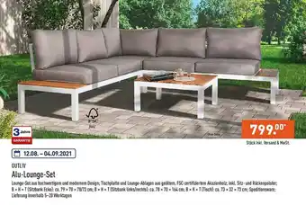 Aldi Nord Outliv Alu-lounge-set Angebot