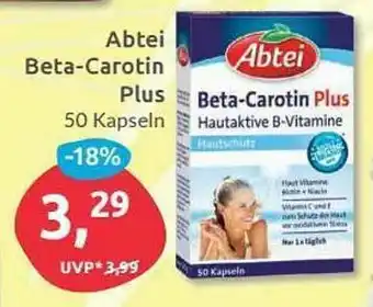 Budni Abtei Beta-carotin Plus Angebot