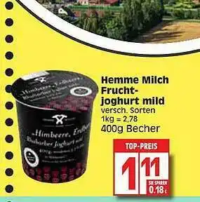 Edeka Hemme Milch Frucht-joghurt Mild Angebot