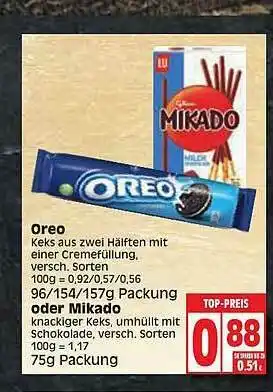 Edeka Oreo Oder Mikado Angebot