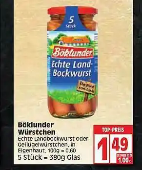 Edeka Böklunder Würstchen Angebot