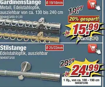 Poco Gardinenstange Oder Stilstange Angebot