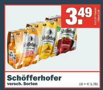 Sobi Getränkemarkt Schöfferhofer Angebot