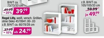 Möbel Boss Regal Lilly Angebot
