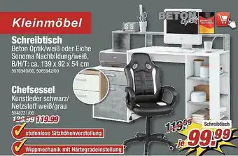 Poco Schreibtisch Oder Chefsessel Angebot