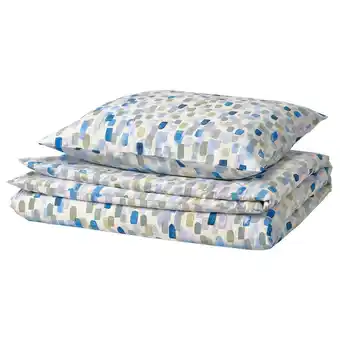 IKEA Vinteriberis bettwäsche-set, 2-teilig bunt/blau 155x220/80x80 cm Angebot