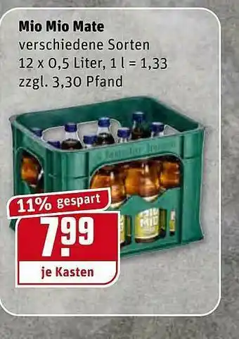 REWE Kaufpark Mio Mio Mate Angebot