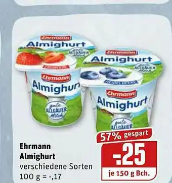 REWE Kaufpark Ehrmann Almighurt Angebot