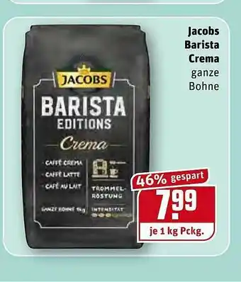 REWE Kaufpark Jacobs Barista Crema Angebot