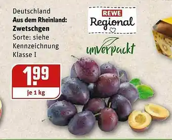 REWE Kaufpark Zwetschgen Angebot