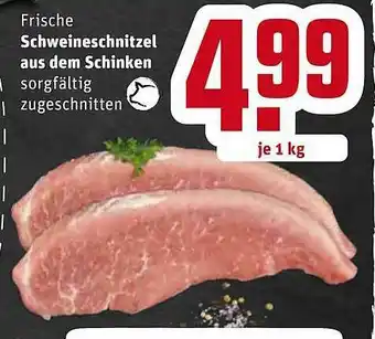 REWE Kaufpark Schweineschnitzel Aus Dem Schinken Angebot