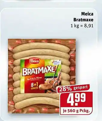 REWE Kaufpark Meica Bratmaxe Angebot