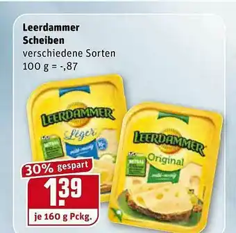 REWE Kaufpark Leerdammer Scheiben Angebot