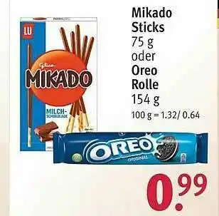 Rossmann Mikado Sticks Oder Oreo Rolle Angebot