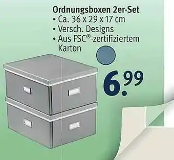 Rossmann Ordnungsboxen 2er-set Angebot