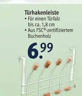 Rossmann Türhakenleiste Angebot