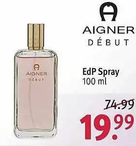 Rossmann Aigner Début Edp Spray Angebot