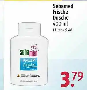 Rossmann Sebamed Frische Dusche Angebot