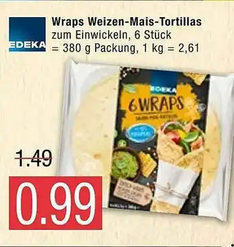 Marktkauf Edeka Wraps Weizen-mais-tortillas Angebot