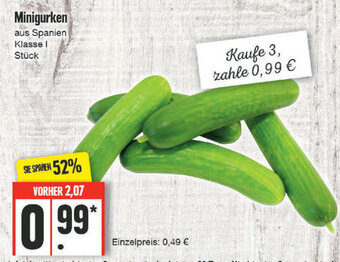 Edeka Minigurken Angebot
