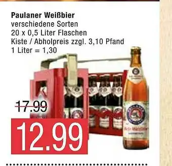 Marktkauf Paulaner Weißbier Angebot