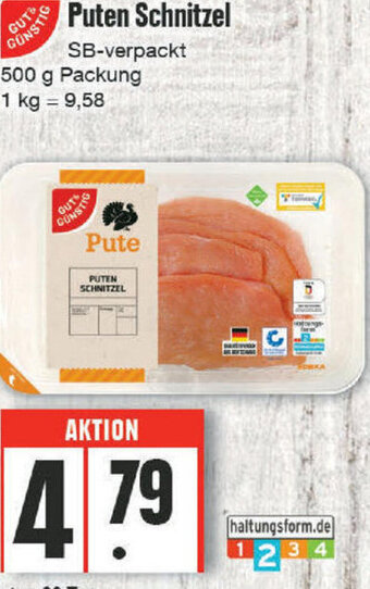 Edeka Puten Schnitzel 500 g Packung Angebot