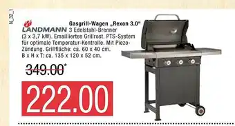 Marktkauf Landmann Gasgrill-wagen „rexon 3.0” Angebot