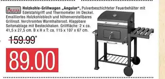 Marktkauf Activa Holzkohle-grillwagen „angular” Angebot