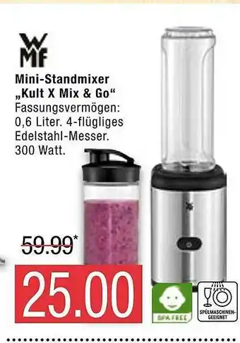 Marktkauf Wmf Mini-standmixer „kult X Mix & Go” Angebot